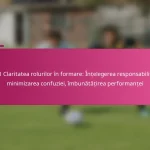 3-2-4-1 Claritatea rolurilor în formare: Înțelegerea responsabilităților, minimizarea confuziei, îmbunătățirea performanței