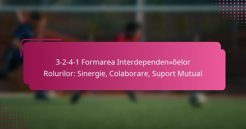 3-2-4-1 Formarea Interdependențelor Rolurilor: Sinergie, Colaborare, Suport Mutual