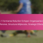 3-2-4-1 Formarea Rolurilor Echipei: Organizarea Liniei Defensive, Structura Mijlocului, Strategii Ofensive