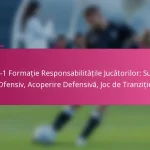 3-2-4-1 Formație Responsabilitățile Jucătorilor: Suport Ofensiv, Acoperire Defensivă, Joc de Tranziție
