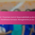 3-2-4-1 Prezentare tactică: Responsabilitățile jucătorilor, Flexibilitatea formației, Managementul jocului