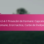 3-2-4-1 Provocări de Formare: Capcane comune, Erori tactice, Curbe de învățare