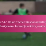 3-2-4-1 Roluri Tactice: Responsabilități, Poziționare, Interacțiuni între Jucători