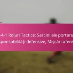 3-2-4-1 Roluri Tactice: Sarcini ale portarului, Responsabilități defensive, Mișcări ofensive