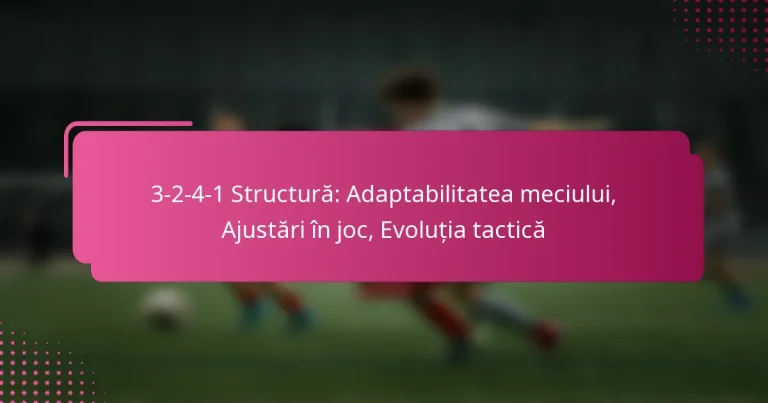 3-2-4-1 Structură: Adaptabilitatea meciului, Ajustări în joc, Evoluția tactică