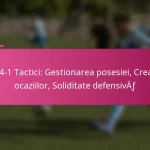 3-2-4-1 Tactici: Gestionarea posesiei, Crearea ocaziilor, Soliditate defensivă