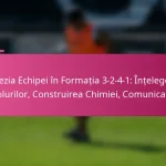 Cohezia Echipei în Formația 3-2-4-1: Înțelegerea Rolurilor, Construirea Chimiei, Comunicare