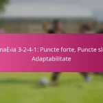 Formația 3-2-4-1: Puncte forte, Puncte slabe, Adaptabilitate