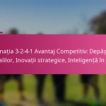 Formația 3-2-4-1 Avantaj Competitiv: Depășirea rivalilor, Inovații strategice, Inteligență în joc