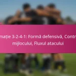 Formație 3-2-4-1: Formă defensivă, Controlul mijlocului, Fluxul atacului
