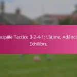 Principiile Tactice 3-2-4-1: Lățime, Adâncime, Echilibru