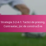 Strategia 3-2-4-1: Tactici de presing, Contraatac, Joc de construcție