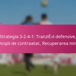 Strategia 3-2-4-1: Tranziții defensive, Principii de contraatac, Recuperarea mingii